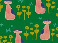 Cotton+Steel Nya Nya Leaf Canvas Cotton+Steel Nya Nya Leaf Canvas