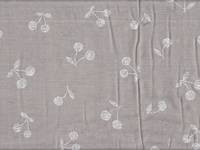 Kirschen grau double gauze Kirschen grau double gauze