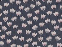 Retro flower blaugrau Retro flower blaugrau