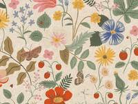 Cotton+Steel Strawberry Fields - Linen Unbleached Canvas Cotton+Steel Strawberry Fields - Linen Unbleached Canvas