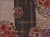 Patch Blumen grau Patch Blumen grau