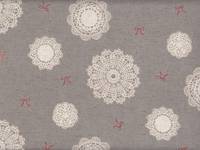 Wachstuch Lace grau Wachstuch Lace grau
