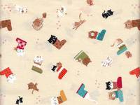 Wachstuch Katze im Schuh Wachstuch Katze im Schuh