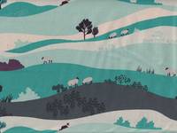 Cotton+Steel Box Hill - Teal Cotton+Steel Box Hill - Teal