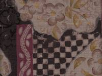 Blumen shibori grau Blumen shibori grau