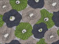 Scrunchie flower green gray Scrunchie flower green gray