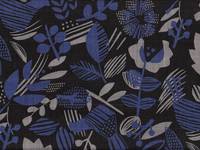 Blue - Flower black Blue - Flower black