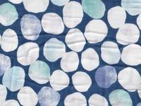 Natural dots blue double gauze Natural dots blue double gauze