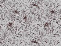 Cotton+Steel Wallflower - Anemones - Wisteria Cotton+Steel Wallflower - Anemones - Wisteria