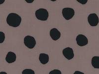 Punkte groß ash mauve schwarz Punkte groß ash mauve schwarz