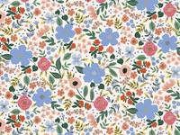 Cotton+Steel Primavera - Wild Rose - Cream Metallic Cotton+Steel Primavera - Wild Rose - Cream Metallic