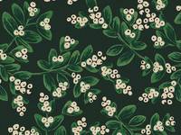 Cotton+Steel Holiday Classics - Mistletoe - Evergreen Canvas Cotton+Steel Holiday Classics - Mistletoe - Evergreen Canvas