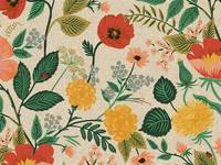 Cotton+Steel Camont - Poppy Fields - Natural Unbleached Canvas Cotton+Steel Camont - Poppy Fields - Natural Unbleached Canvas