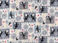 Fee grau double gauze Fee grau double gauze