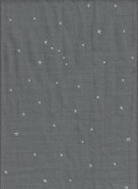 Starry mid gray double gauze Starry mid gray double gauze