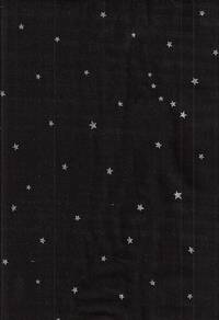 Starry black double gauze Starry black double gauze