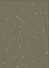 Starry khaki double gauze Starry khaki double gauze