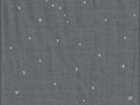 Starry mid gray double gauze Starry mid gray double gauze
