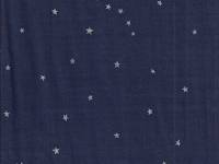 Starry navy double gauze Starry navy double gauze