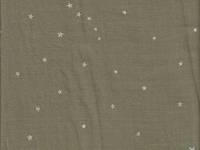 Starry khaki double gauze Starry khaki double gauze