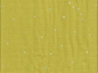 Starry Khaki yellow double gauze Starry Khaki yellow double gauze