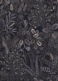 Gräser schwarz Jacquard