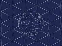 Sashiko Hanafukin S206 Sashiko Hanafukin S206