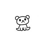 Ministempel Bär Ministempel Bär