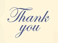 Stempel Thank you Stempel Thank you