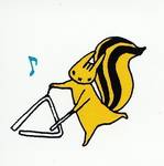 Stempel Musik Streifenhörnchen Stempel Musik Streifenhörnchen