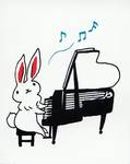 Stempel Musik Hase Stempel Musik Hase