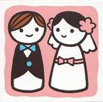 Hochzeitsstempel - Brautpaar Hochzeitsstempel - Brautpaar