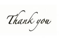 Hochzeitsstempel - Thank you groß Hochzeitsstempel - Thank you groß