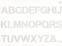 Schablone Alphabet groß Schablone Alphabet groß