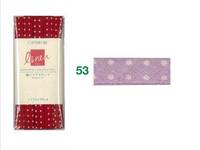 Schrägband Punkte lavender Leinen 11mm Schrägband Punkte lavender Leinen 11mm