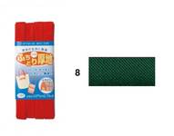 Schrägband uni grün (Twill) 12mm Schrägband uni grün (Twill) 12mm