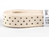 Cotton ribbon - 15 Cross dot Cotton ribbon - 15 Cross dot