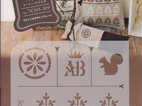 Faire - Stencil Sheet - Bäume Faire - Stencil Sheet - Bäume