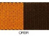 Gurtband orange-braun beidseitig 3,0 cm Gurtband orange-braun beidseitig 3,0 cm