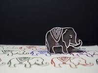 Blockwallah Stempel - Royal Elephant Blockwallah Stempel - Royal Elephant