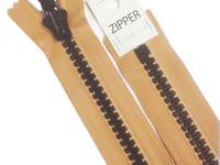 YKK Reißverschluss 40cm bicolor hellbraun YKK Reißverschluss 40cm bicolor hellbraun