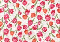 Wachstuch Tulpen rot Wachstuch Tulpen rot