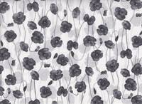 Wachstuch Poppy schwarz Wachstuch Poppy schwarz