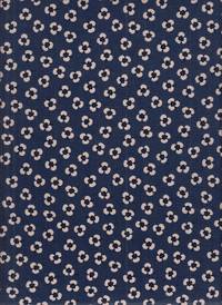 Wachstuch Klee navy Wachstuch Klee navy