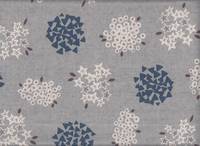 Wachstuch Circle flower gray Wachstuch Circle flower gray