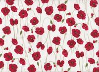 Wachstuch Poppy weiß Wachstuch Poppy weiß