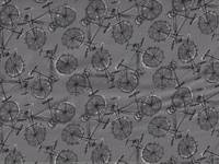 Wachstuch Fahrräder grau Wachstuch Fahrräder grau