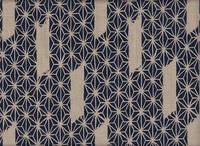 Wachstuch Asanoha navy Wachstuch Asanoha navy