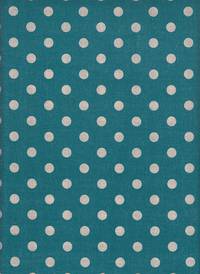 Wachstuch Karo & Punkte blau Doubleface Wachstuch Karo & Punkte blau Doubleface