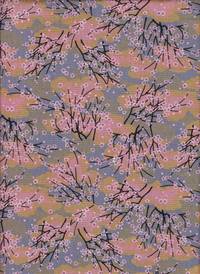 Wachstuch Kirschbaum flieder Wachstuch Kirschbaum flieder